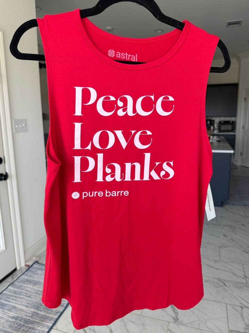 Astral Pure Barre Red Tank